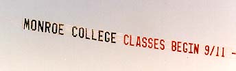 Air Banner - Monroe College